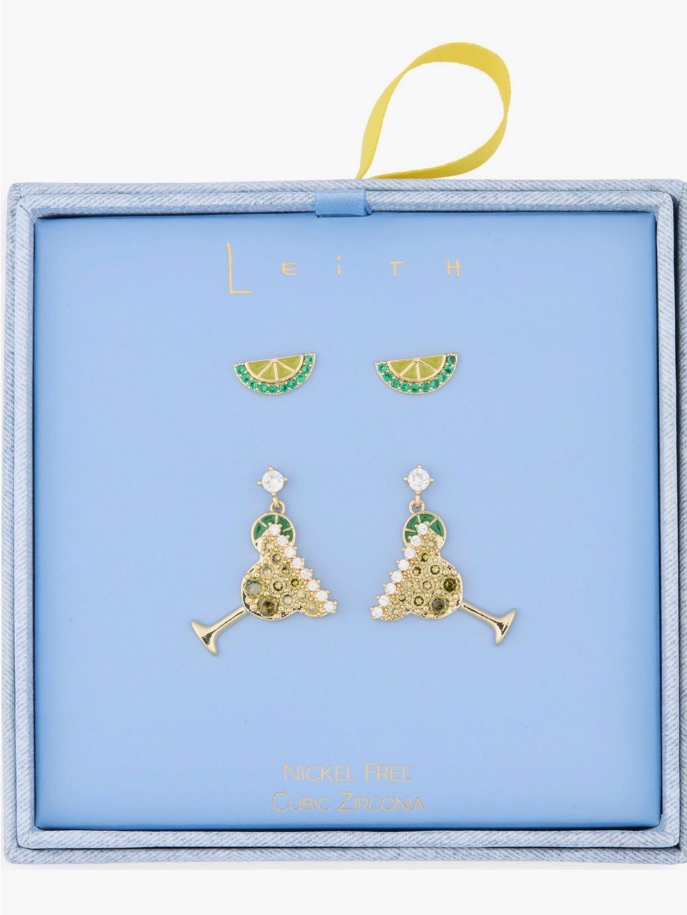 NIB Leith 2 pack Margarita Earring set $58 MSRP